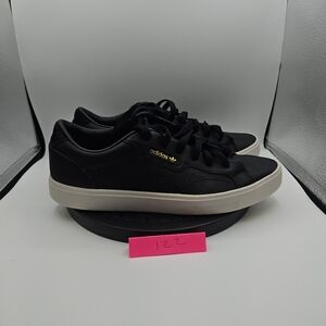 adidas Black Low-Top Sneakers with Cream Sole